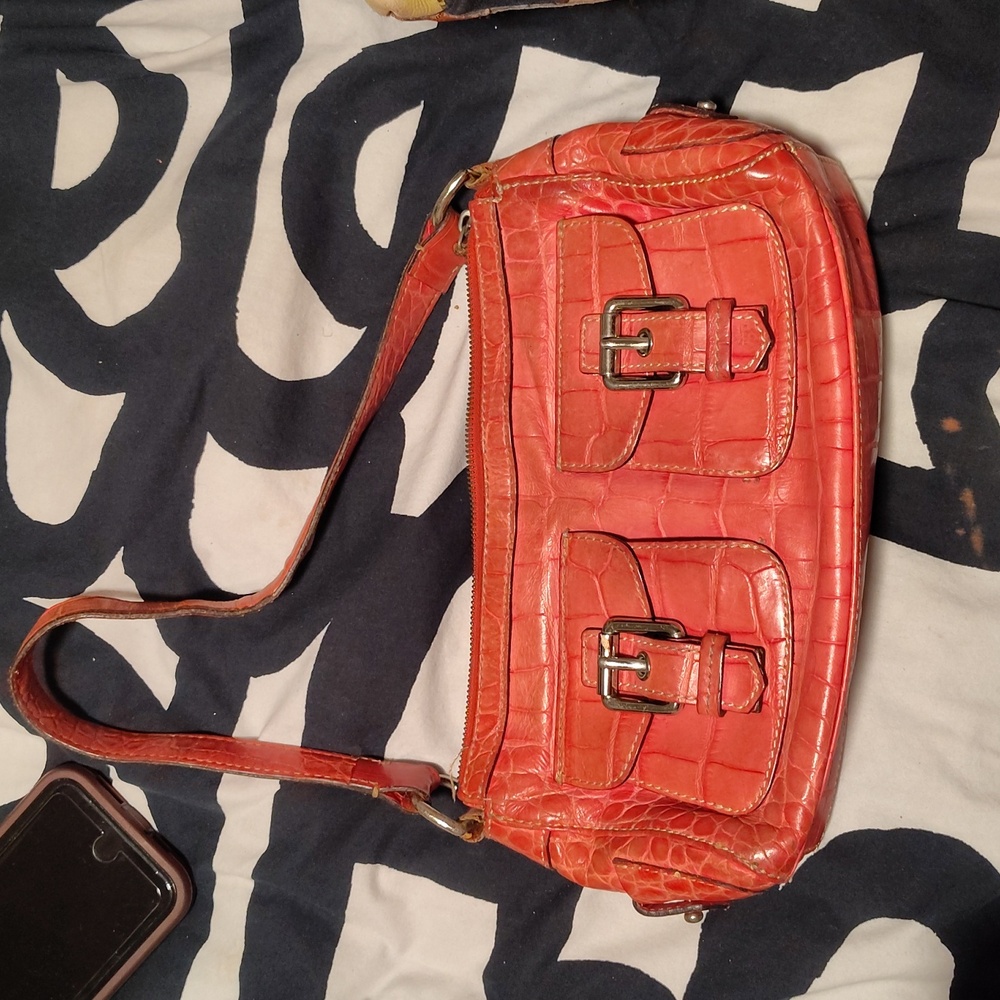 Dooney and Burke pink leather bag